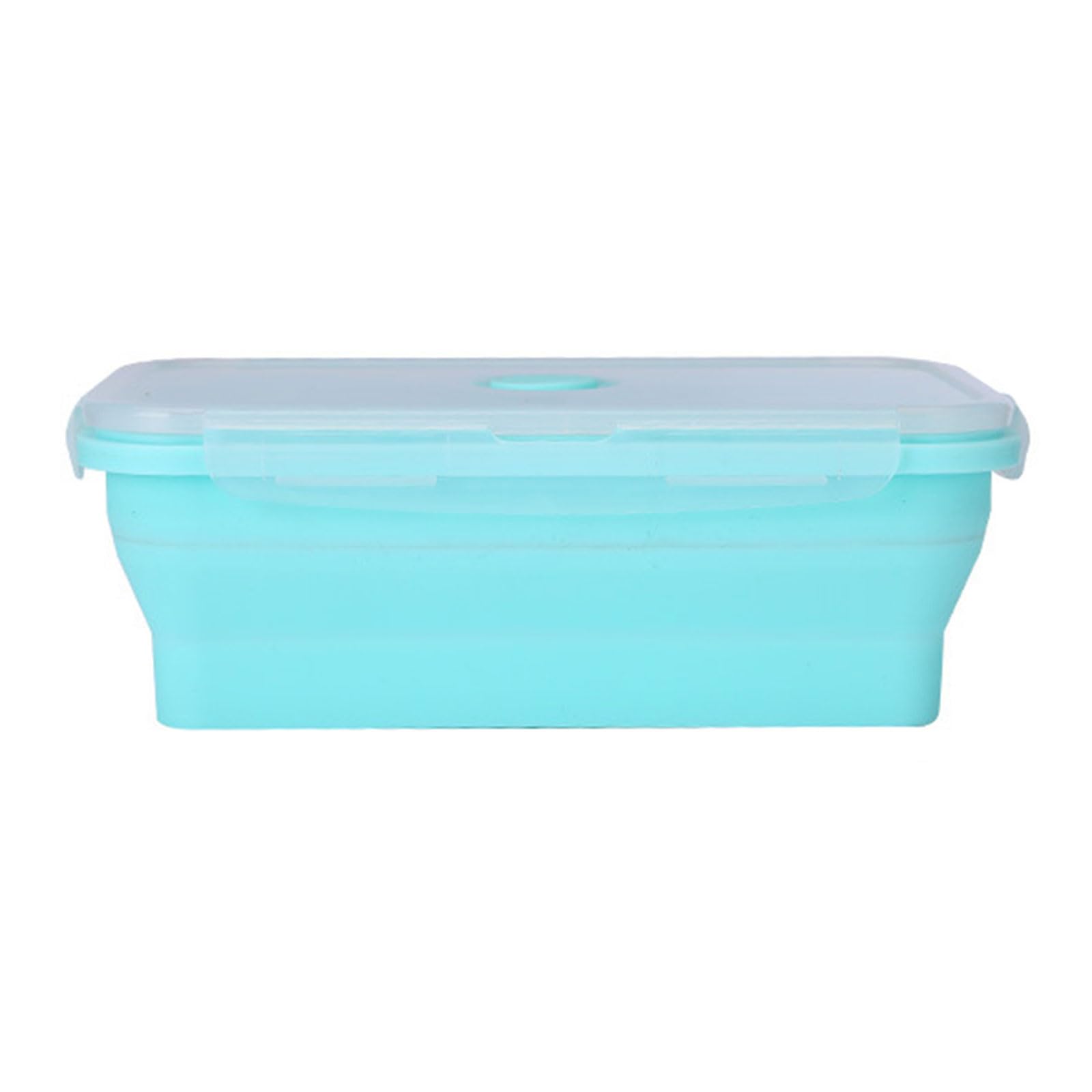 Uqezagpa Efficient Silicones Lunch Box Dishwasher Safe Small Storage Ideal for Camping Food Container