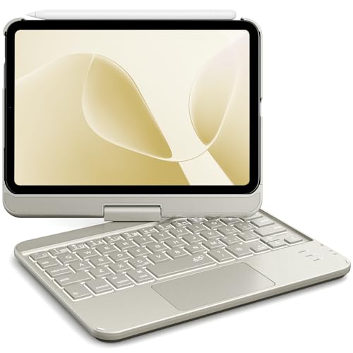 Étui avec clavier pour iPad mini 7 et 6 GreenLaw rotatif 360