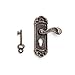 Odoria 1/12 Miniature Right Door Handle Dollhouse Decoration Accessories, Bronze