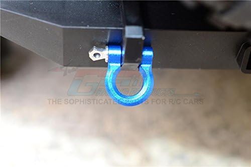 Miniatura 3 de GPM Para Traxxas TRX-4 Trail Defender Crawler Piezas de actualización de aluminio delanterotrasero parachoques D-Rings - 1Pr Set Naranja