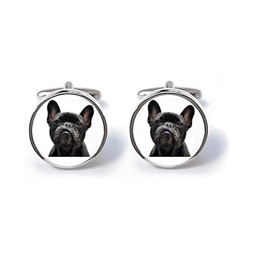Hund katt foto manschettknappar, silver manschettknappar, bild manschettknappar, bröllopssmycken, skjorta manschettknappar, glas cabochon manschettknappar, män manschettknappar, present till make, konstbild manschettknappar,
