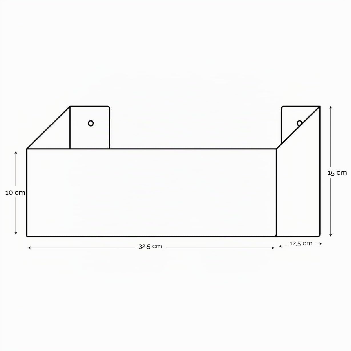 Estante Flotante para Vinilos Pared Groove | Soporte Estantería Discos Vinilo | Apto Pladur (Blanco Mate)