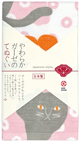 日繊商工 japanese style こたつねこ てぬぐい JS-6116