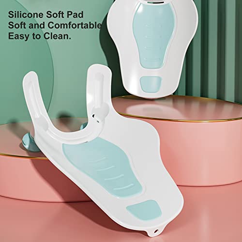Image of Clean Rinse Baby Bather, Wash Butt Spine Portable Ergonomic Semi Circular Sink Folding Multi Purpose Clean Rinse Bather for Girl for Bathroom (Mint Green)