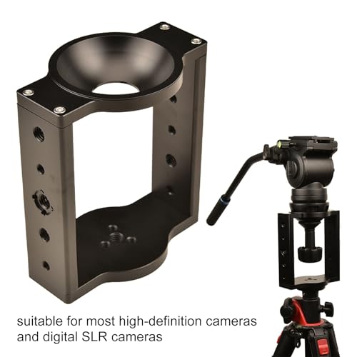Adaptador de semiesfera a plano de 65mm y 75mm para trípode de cámara 6