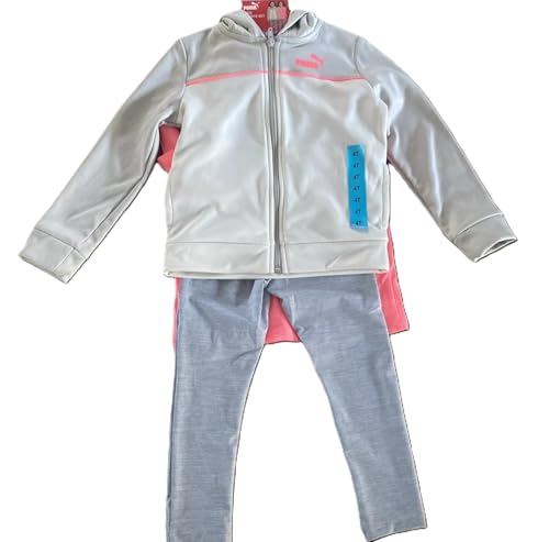 PUMA Kids 3-Piece Athletic Set (US, Numeric, 5, Pink)2