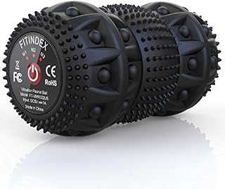 FITINDEX Electric Massage Ball, Vibrating Massage Ball 4-Speed Intensity for Deep Tissue Massage