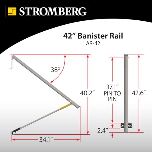 image for Stromberg Carlson AR-42 Lend-A-Hand Banister Rail - RV Handrail for Sa