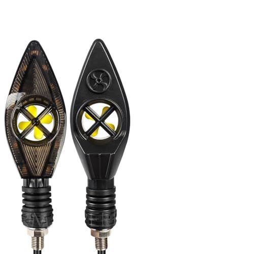 Clignotants de moto 12V DRL super lumineux avec feux de course pour scooter et moto