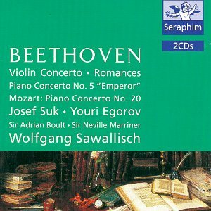 Violin Concerto / Romances / Piano Concerto 20 [Audio CD] Beethoven; Mozart and Sawallisch