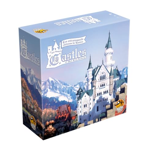Lucky Duck Games Castles of Mad King Ludwig, Bleu, Marron, Rouge, Blanc