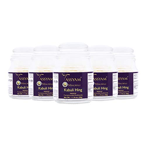 Image of Tassyam Hingwale Strong Kabuli Hing 250g (5X 50g) Bottle | Hand Pounded & Natural