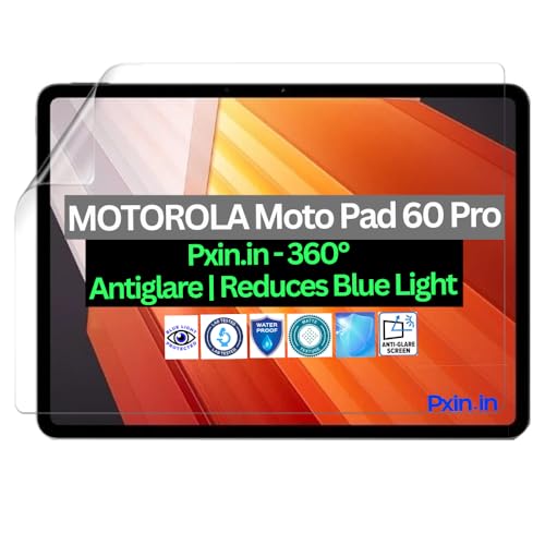 Image of Pxin Tablet Anti Bluelight and Anti Glare Screen Guard compatible with MOTOROLA Moto Pad 60 Pro | BLUVLightblock Tech | Scratch Proof | Prevents bluelight | Eye Protection | No Dry Eyes
