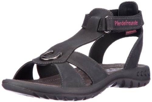 Sandales fille Gris Pferdefreunde Melli 410220 en taille 31 EU
