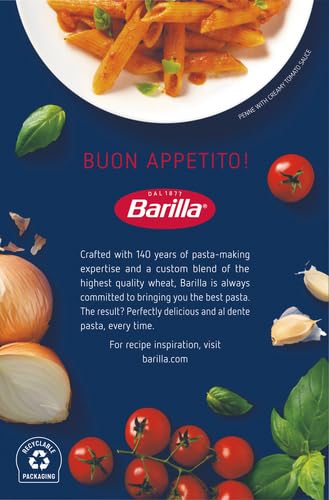Image of Barilla Penne Pasta, 16 oz. Box - Non-GMO, Made with Durum Wheat Semolina - Kosher Certified, (Pack of 3)
