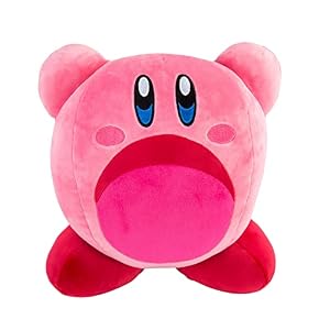 Image of Club Mocchi-Mocchi- Kirby Plush - Inhaling Kirby Plushie - Squishy Kirby Plushies - 15 Inch