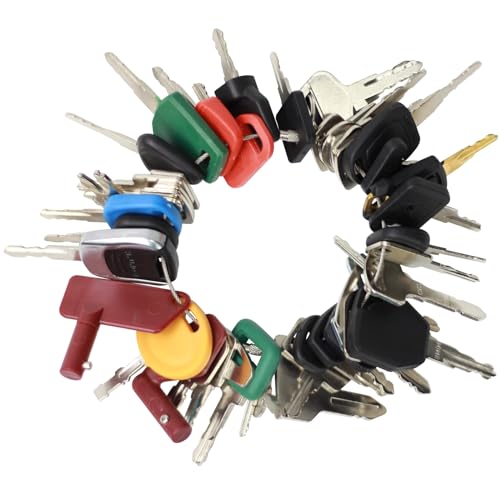 Encuentra reviews de Juego construccion maquinaria de esta semana. 31 Juego de 48 llaves de encendido para equipo de construcción pesado, juego de llaves maestras para Caterpillar Case JD Hyster Komatsu Kubota Yanmar Daewoo Takeuchi Ford New Holland...