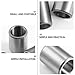SHINEOFI 3pcs Steel Sleeve Bearings 15x20x25mm Precision Jig Bushes Guide Sleeves for Industrial Shaft and Machinery Applications