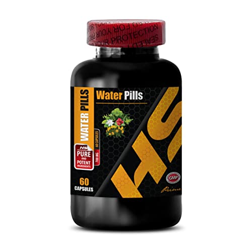 Diuretics For Water Retention - Water Pills (Diuretic Formula) - Water Away Herbal Diuretic - Potassium Pills - Kidney Cleanse - Water Retention Pills - Kidney Support - Diuretic Pills - 1B 60 Capsls #TOP1