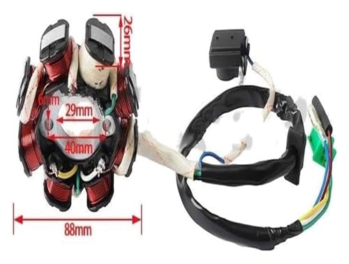 Estator de 8 bobinas CC para optimizar el encendido de motores GY6 150cc 4