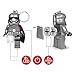 Lego Star Wars Captain Phasma LED Keychain Light - 3 Inch Tall Figure (KE96)