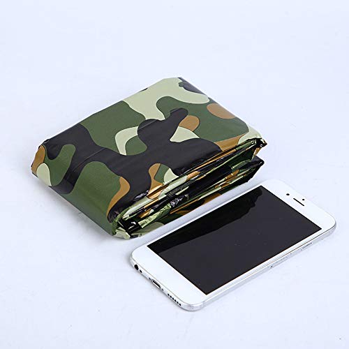 Saco de dormir, Andoer Saco de dormir camuflagem de sobrevivência. Cobertor de emergência para camin