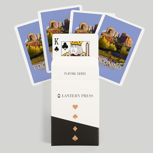 Lantern Press Naipes Poker 52 Cartas Coconino National Forest miniatura 6