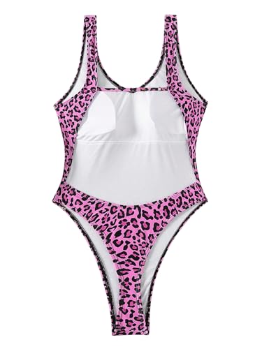 Image of Foxiny Sexy Backless Cheeky High Cut Leg Thong V Neck One Piece Swimsuit