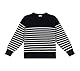 Petit Bateau Jungen A0CJ1 Baby Pullover, Blau/Weiß, 6 Jahre