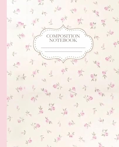 Pink Coquette Composition Notebook | Cute & Floral | For Teen Girls & Women: Preppy Journal for Everyday Use