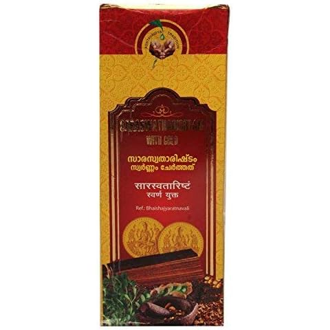 VAIDYARATNAM SARASWATHARISHTAM WITH GOLD (200) with Free Pachak Methi Cover