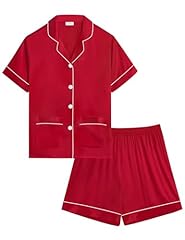 2pcs-short Sleeve Red