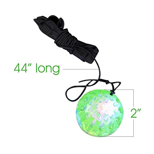 Artcreativity AC-1288 Light Up Orbit Wrist Balls, Set Of 4, Light Up Balls With Flashing Lights And Elastic String, Orbit Ball Toy Glow In The Dark, Glow Toys Easter Party Favors For Kids Ages 3+ thumb #2