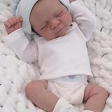 Poupée Zero Pam Reborn, Poupée Nouveau-Né De 48 cm, Poupée Nouveau-Né Avec Corps Entièrement En Silicone, Realistic Newborn Doll Boys, Lifelike Baby Reincarnated Real Doll,Bébé Garçon Endormi Réaliste