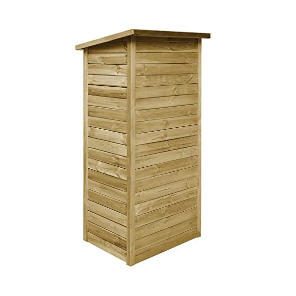 FAMIROSA Garten-Geräteschuppen Kiefernholz Imprägniert 88x76x175 cm – Bild 6
