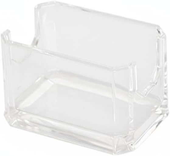 Instantly Locate Small Essentials with Clear PP Plastic Desktop Organizer, Compact 5.1 x 3.1 x 2.0 Inch Storage Bin for Office and Vanity