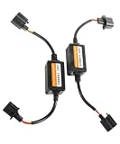 RACOONA LED Headlight Decoder, H13/9008 H1/H3 H11/H8/H9 9006/HB4/9012 Warning Error Decoder Canceller Capacitors Resistor,Car Accessories Anti Flicker Harness for LED Headlight Systems (H13/9008)