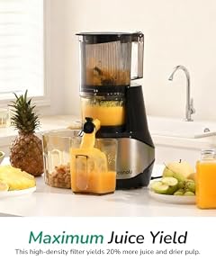 Canoly 3-in-1 Cold Press Juicer C09, Makes Juice & Sorbet & Nut Milk — photo 4 of 6