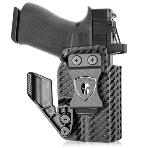 WARRIORLAND Kydex Holster for Glock 43X /43X MOS /G43, Carbon Fiber Black