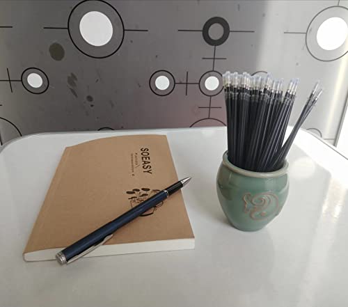 Gel Pen Refills 0.5Mm, 50 Liquid Gel Ink Pen Refills,0.5 Mm Gel Ink Pen Replace Refills Black,Low Ink Viscosity, Easy Drying, No Breakpoint And Smooth Writing. #TOP5