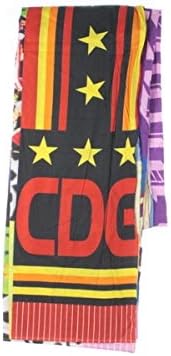 Amazon Comme Des Garcons コムデギャルソン ストール メンズ 紫x黒x黄緑等 総柄 中古 ストール マフラー 通販