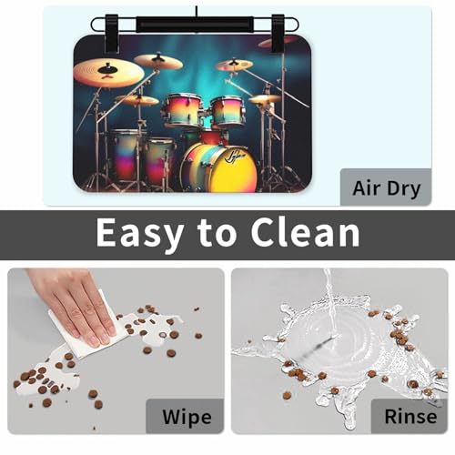 Tapis de nourriture chien chat absorbant antidérapant caoutchouc