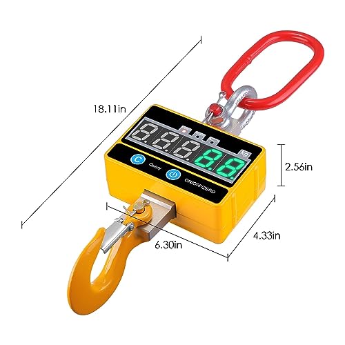 Balance de grue 2T 2000kg avec affichage LED et télécommande - 5