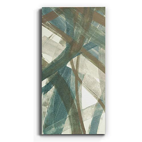 Renditions Gallery Intertwined I Wall Art, Premium Gallery Wrapped Canvas Decor, Ready to Hang, 24 in H x 12 in W, Made in America Print