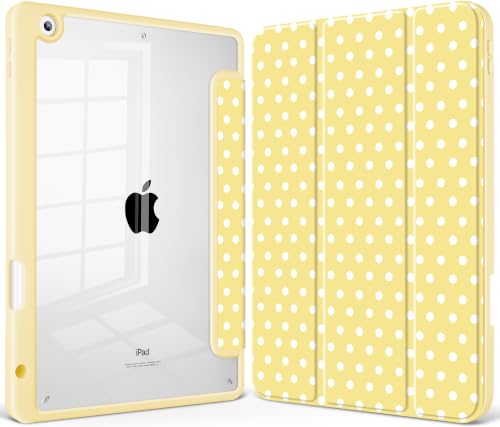 May Chen for iPad 9th/8th/7th Generation Case 10.2 inch - Yellow Polka dot