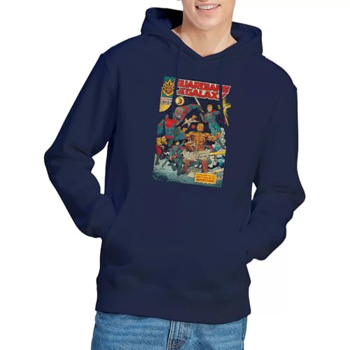 Image of Marvel Gotg3 Guardians Vol 3 Unisex Hoodie, Navy, XX-Large