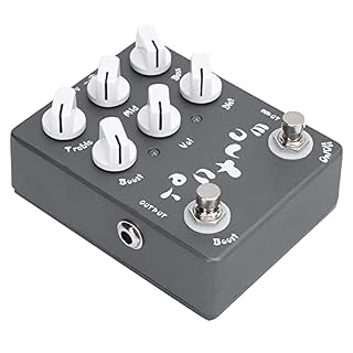 Pédale de guitare de distorsion, corps en alliage d’aluminium CP-15 Pédale d’effet de guitare de distorsion pour musique… - Les Beatles, Paul McCartney, John Lennon, RIngo Starr, George Harrison