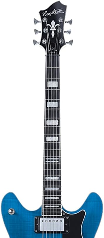 Hagstrom TREVIDLX-CLS Tremar Viking Deluxe Electric Guitar, Cloudy Seas