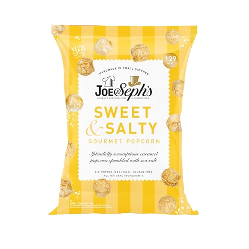 Joe & Seph's Sweet & Salty Popcorn (1x22g), gourmet popcorn, for everyday snacking, for on the go snacks