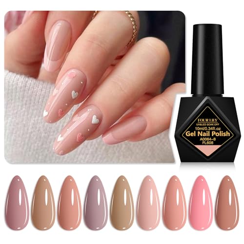 Set de 12 Esmaltes de Gel Nude Rosa 9 Colores miniatura 3